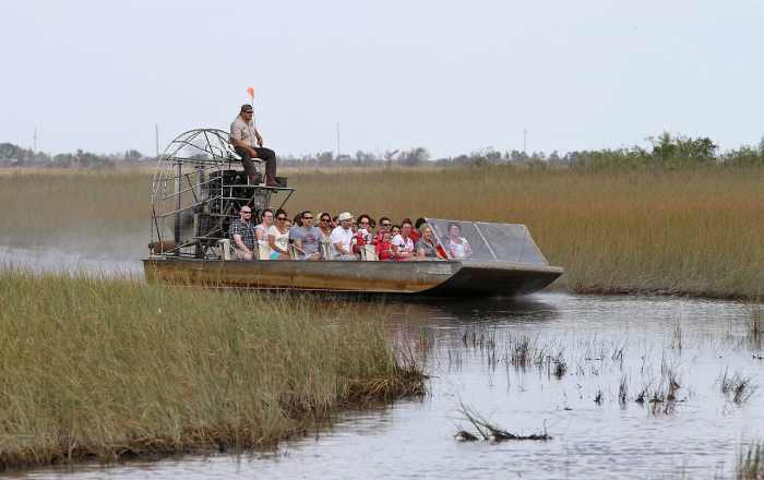 Airboat ride through the Everglades