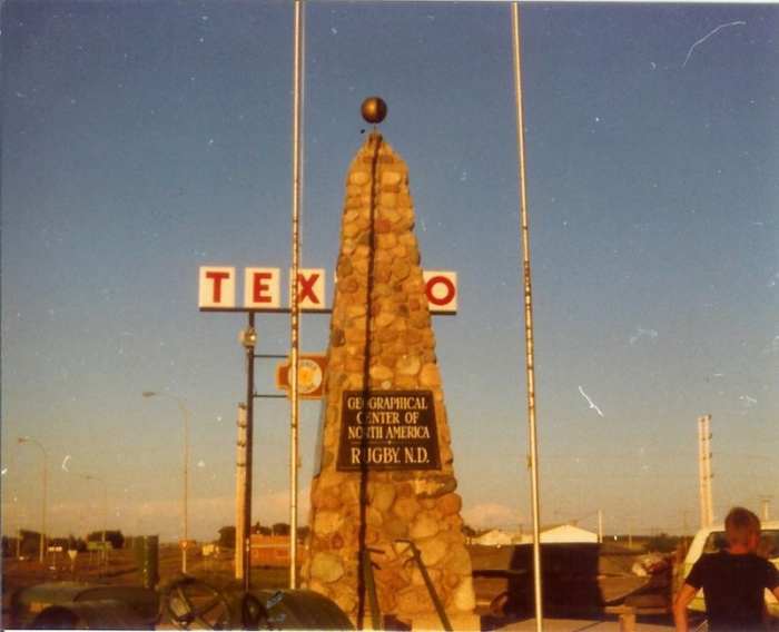 Geographical Center of North America Obelisk near Rugby, ND