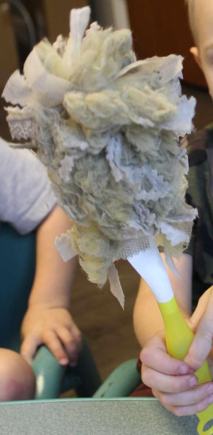 Observing dust from dust mites