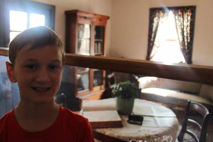 The Julee Cottage is on the same property as the Recreated 1805 Kitchen House. 