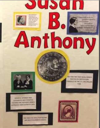 Student biography presentation on Susan B. Anthony