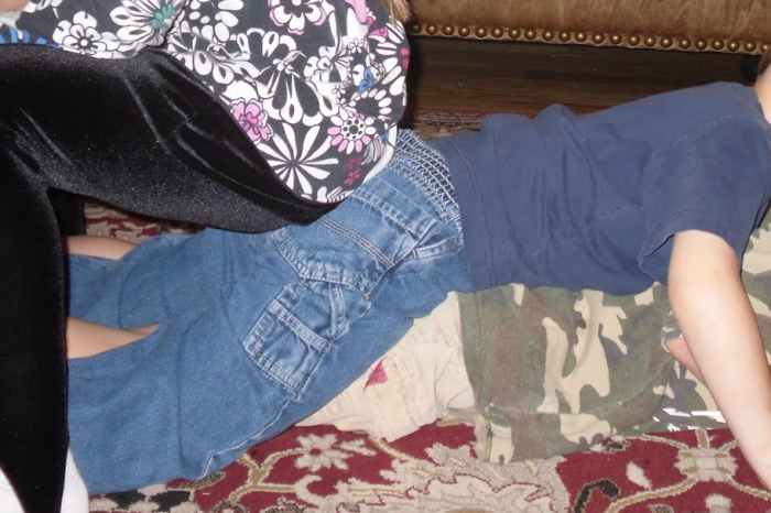 Flood waters produce layers