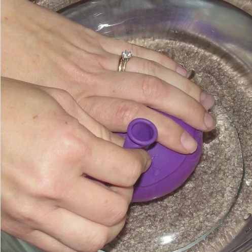 Using a balloon and water to demonstrate how fish bladders work