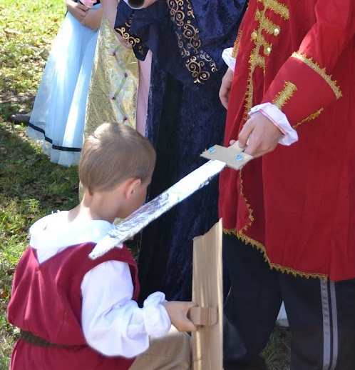 Knighting ceremony