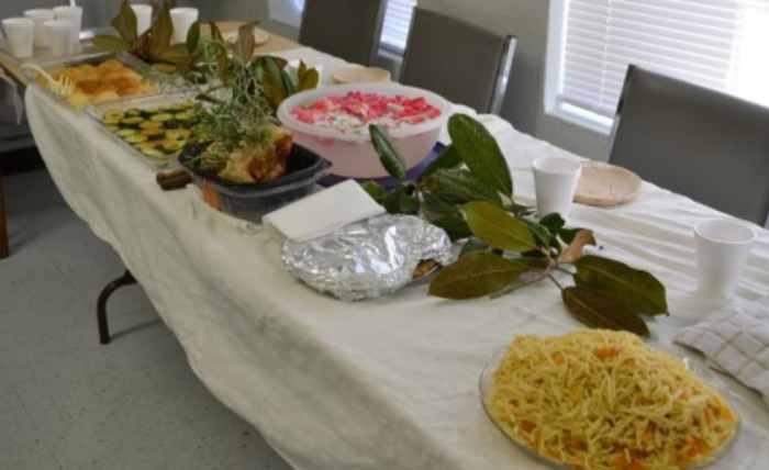 Medieval Feast prepared by preschoolers