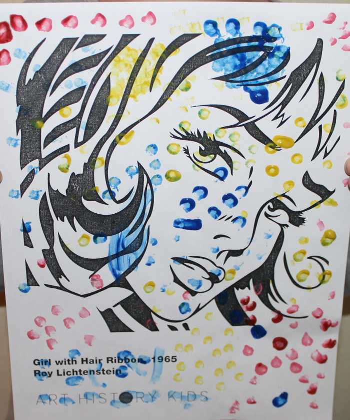 Art project by a 5 year old