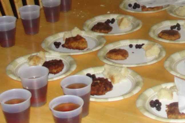 Food served at the Potlatch Ceremony
